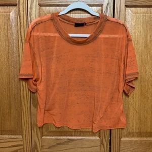 Urban Outfitters Out from under cropped burnout tee Size Medium